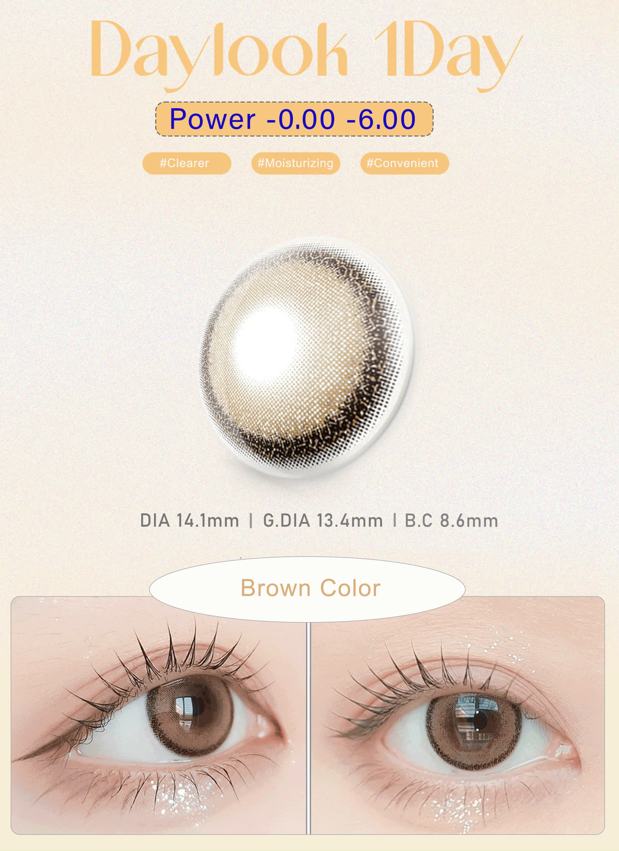 Mắt cận đeo kính áp tròng