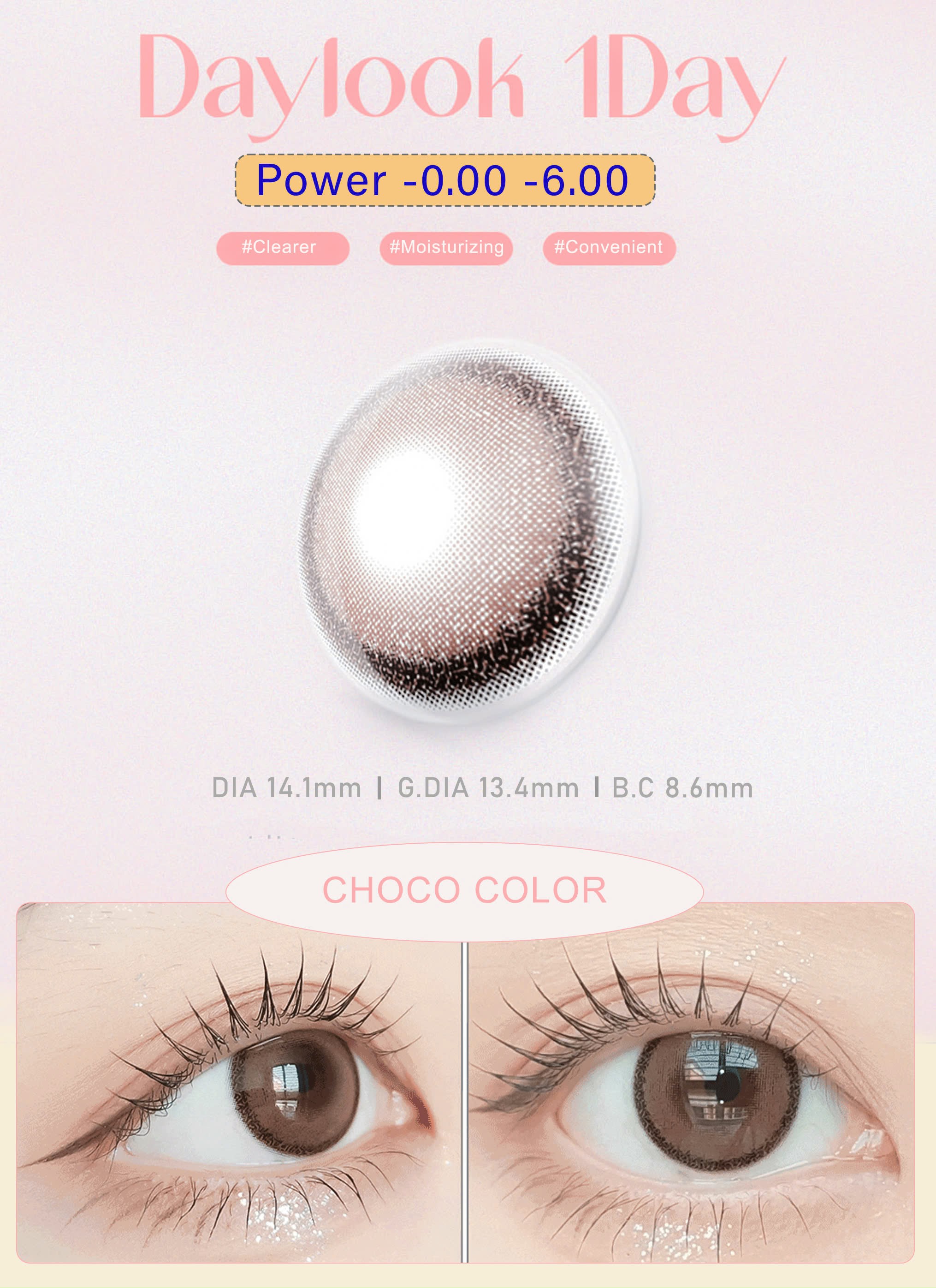 Chụp hình mẫu với lens mắt